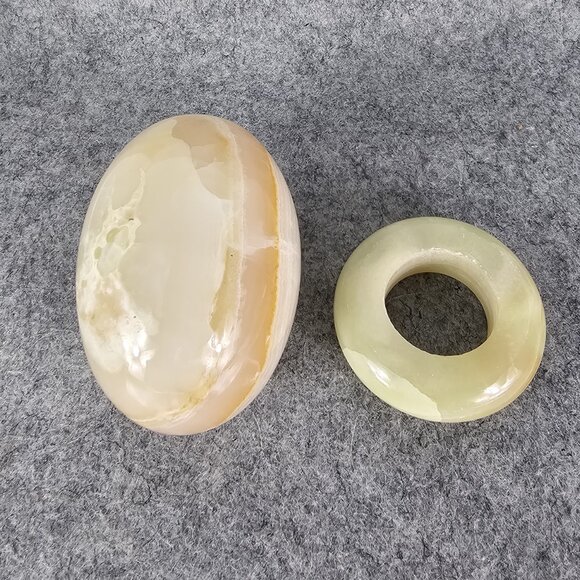Marble Onyx Egg with base - 3" Easter Gift, Home Office Decor, Paperweight - New - Picture 11 of 11